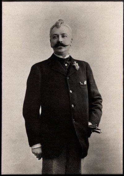 Portrait of Rene Maizeroy by French Photographer
